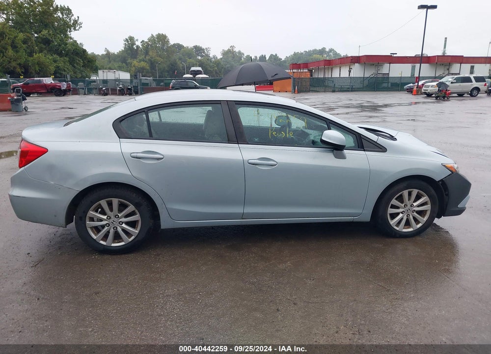 2012 HONDA CIVIC EX VIN: 19XFB2F80CE301599
