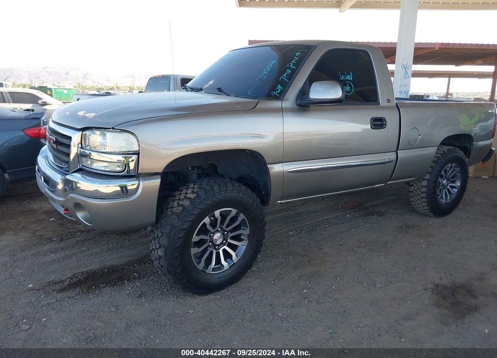 2003 GMC SIERRA 1500 SLE VIN: 1GTEC14V03Z345506