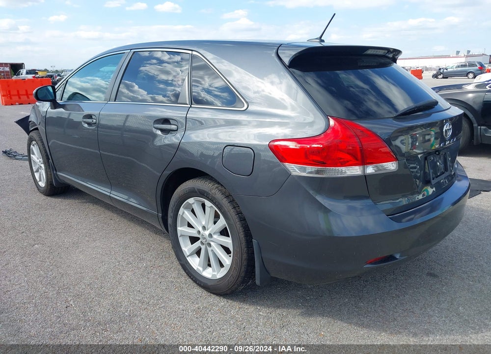 2012 TOYOTA VENZA LE VIN: 4T3ZA3BB5CU060652