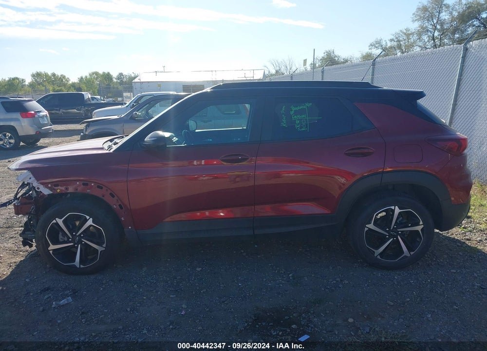 2022 CHEVROLET TRAILBLAZER FWD RS VIN: KL79MTSL0NB047073