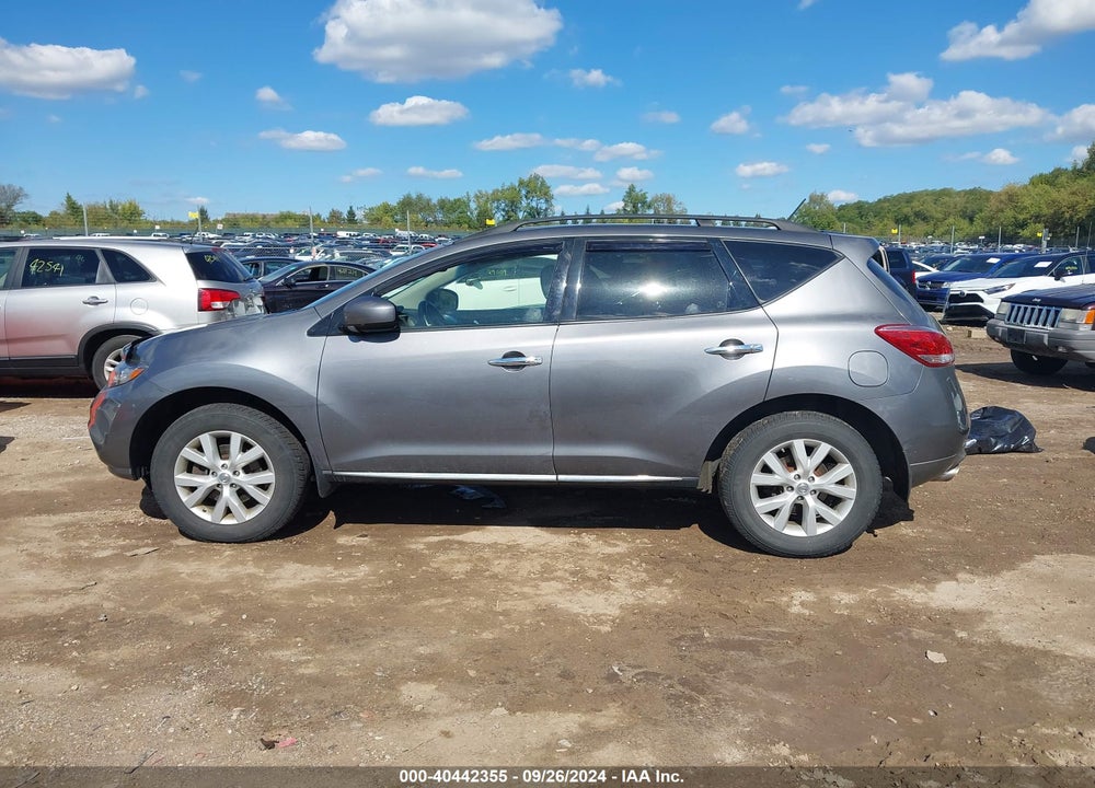 2013 NISSAN MURANO SL VIN: JN8AZ1MW9DW312498