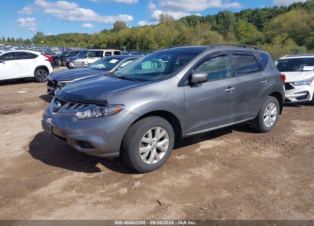 2013 NISSAN MURANO SL VIN: JN8AZ1MW9DW312498