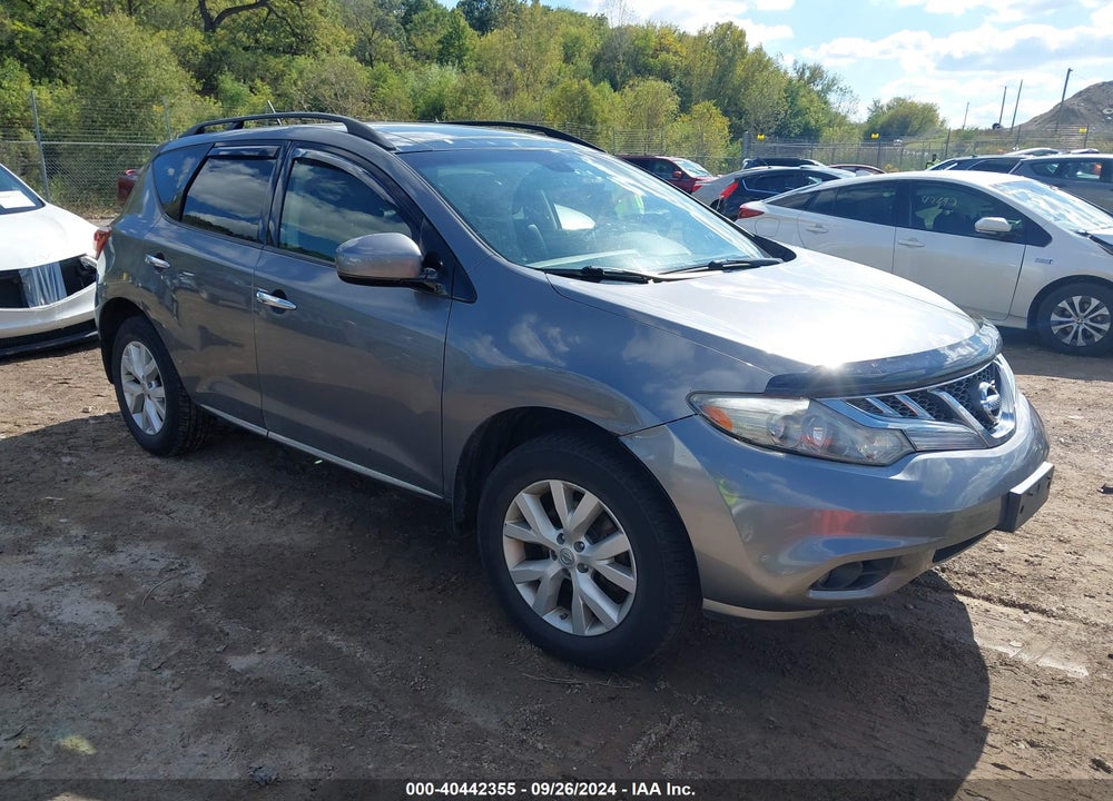 2013 NISSAN MURANO SL VIN: JN8AZ1MW9DW312498