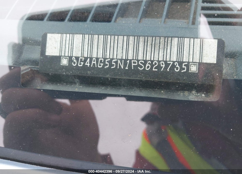 1993 BUICK CENTURY SPECIAL VIN: 3G4AG55N1PS629735