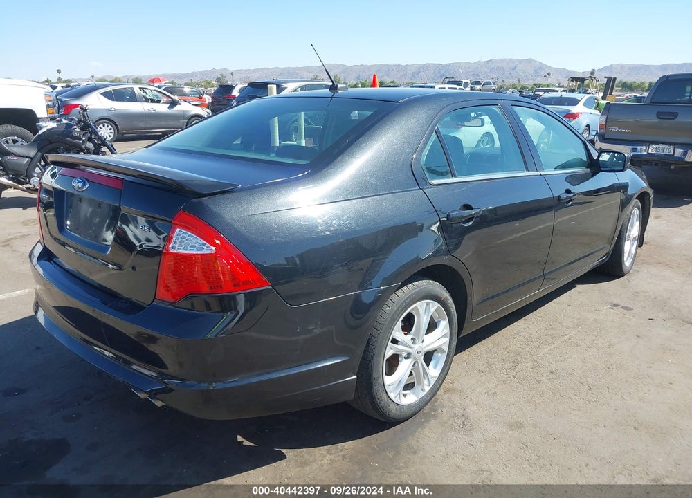 2012 FORD FUSION SE VIN: 3FAHP0HA3CR444981