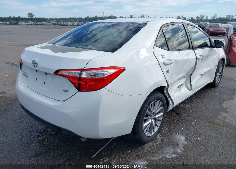 2015 TOYOTA COROLLA LE PLUS VIN: 5YFBURHE4FP215817