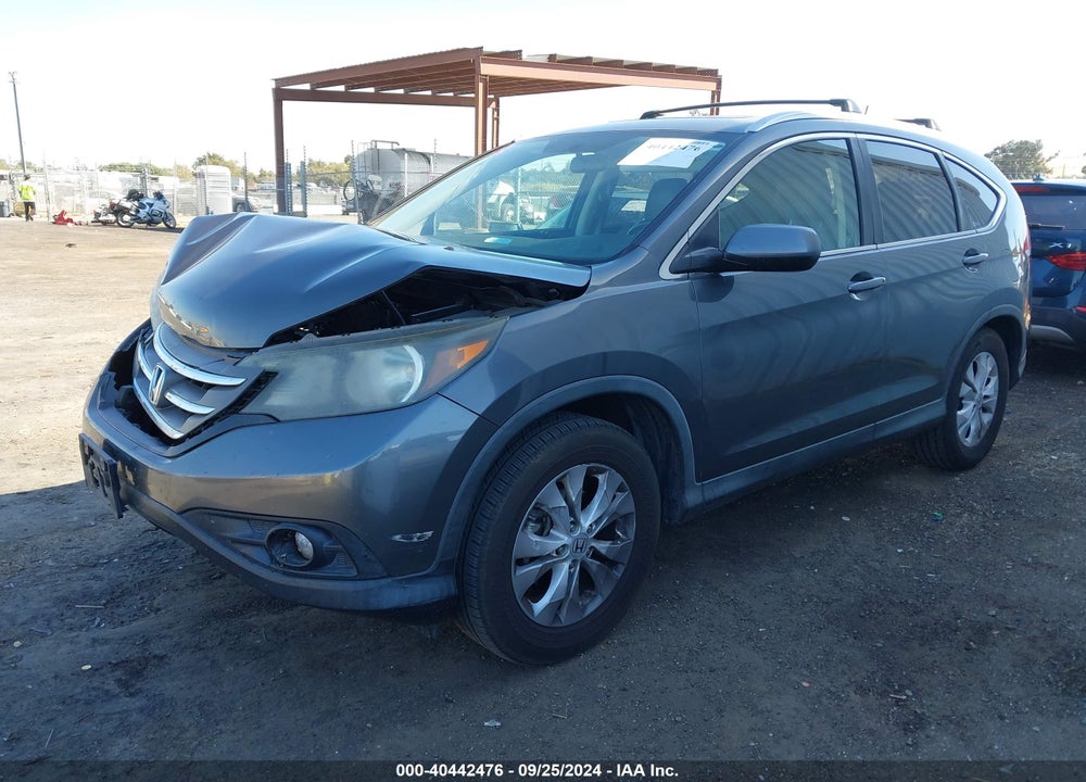 2012 HONDA CR-V EX-L VIN: 2HKRM4H76CH624039