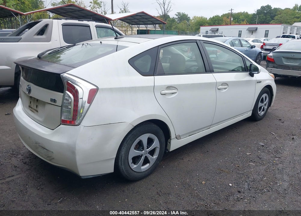 2012 TOYOTA PRIUS FOUR VIN: JTDKN3DU1C1568751