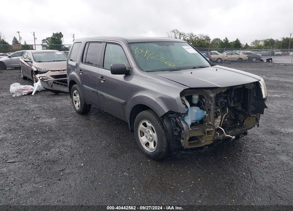 2014 HONDA PILOT LX VIN: 5FNYF4H28EB026644