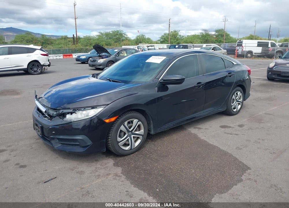 2017 HONDA CIVIC LX VIN: 19XFC2F55HE225615