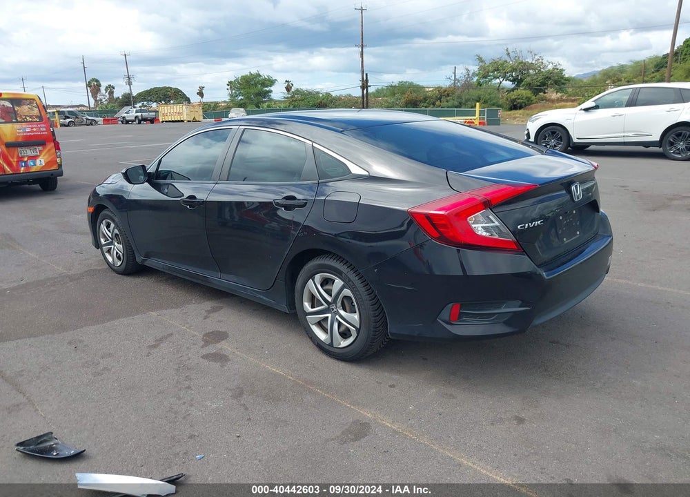 2017 HONDA CIVIC LX VIN: 19XFC2F55HE225615
