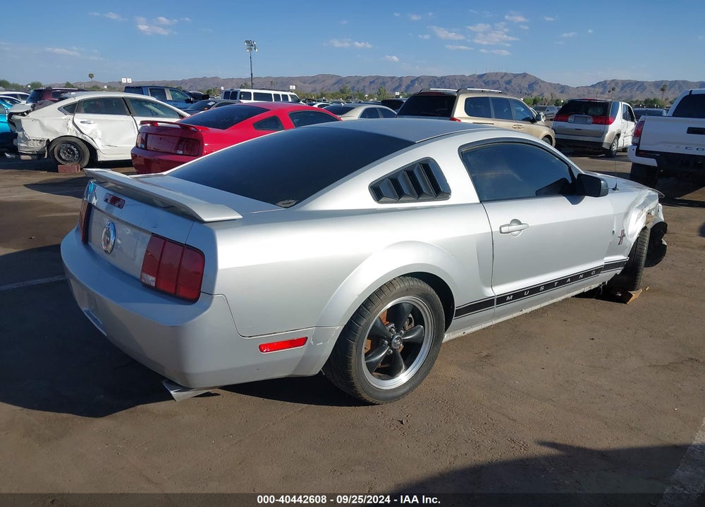 2006 FORD MUSTANG V6 VIN: 1ZVFT80N665116727