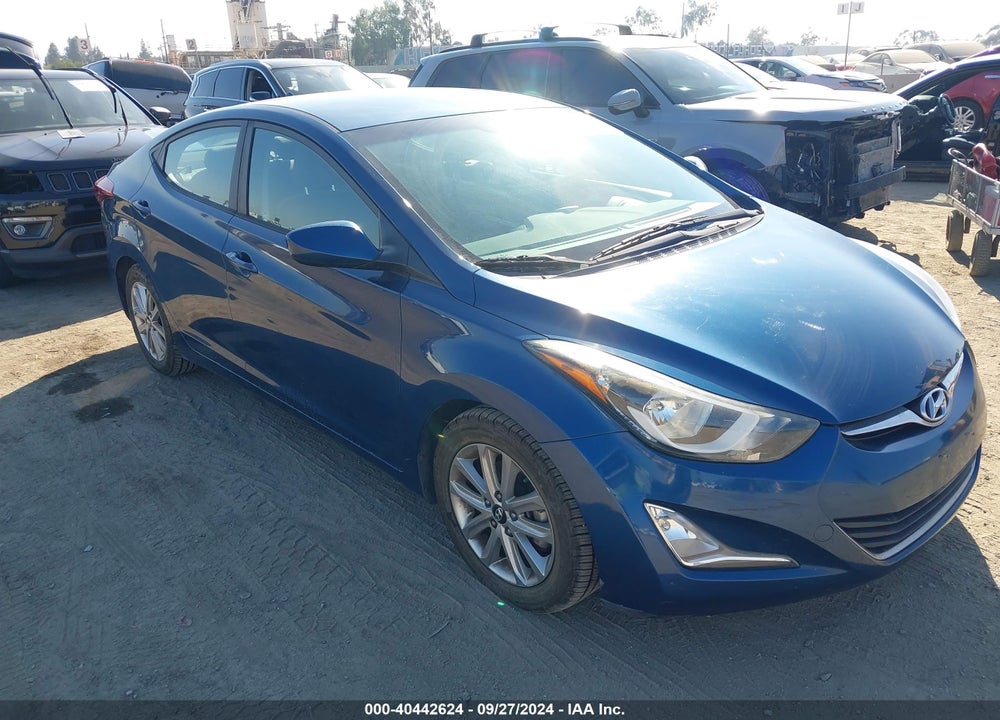 2016 HYUNDAI ELANTRA SE VIN: KMHDH4AEXGU489968