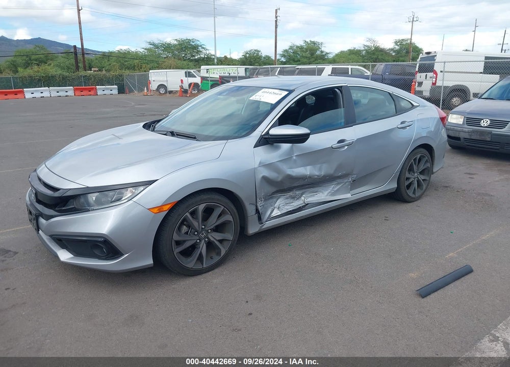 2020 HONDA CIVIC SPORT VIN: 2HGFC2F86LH596923