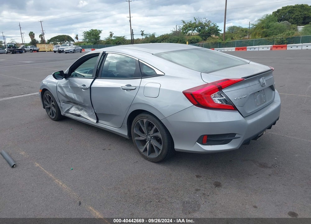 2020 HONDA CIVIC SPORT VIN: 2HGFC2F86LH596923