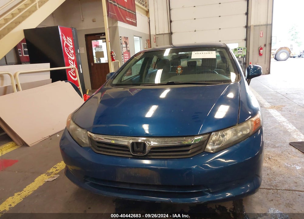 2012 HONDA CIVIC LX VIN: 19XFB2F56CE369671