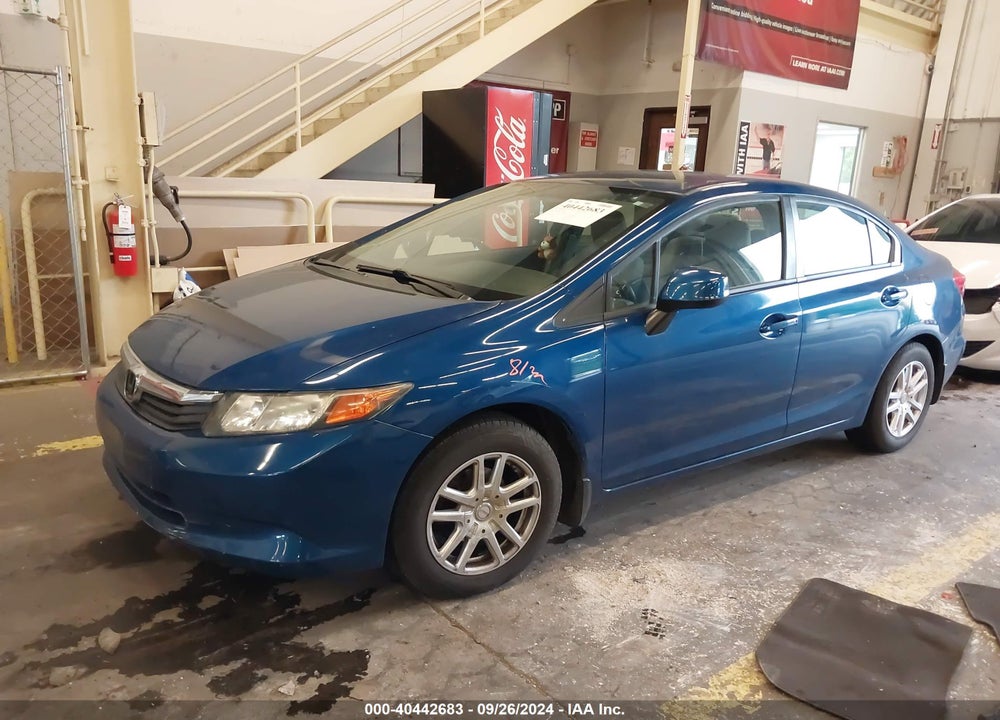 2012 HONDA CIVIC LX VIN: 19XFB2F56CE369671