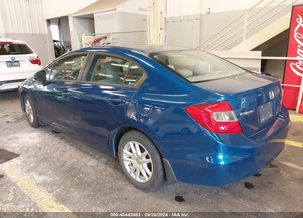 2012 HONDA CIVIC LX VIN: 19XFB2F56CE369671