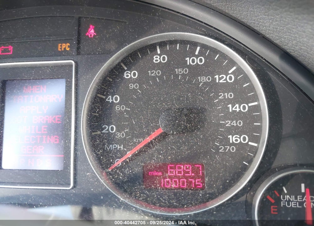 2006 AUDI A4 2.0T VIN: WAUAF78E66A283547