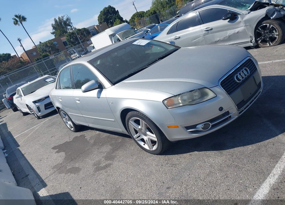 2006 AUDI A4 2.0T VIN: WAUAF78E66A283547