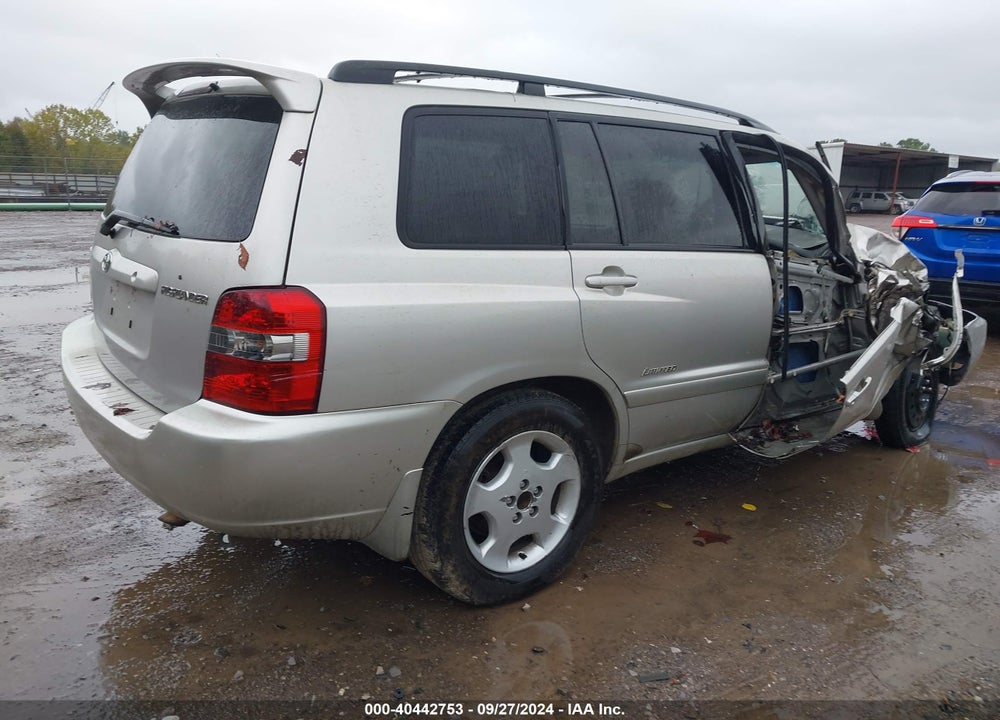 2007 TOYOTA HIGHLANDER LIMITED V6 VIN: JTEEP21AX70225794