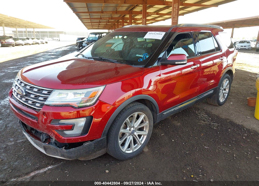2016 FORD EXPLORER LIMITED VIN: 1FM5K8F87GGB98794