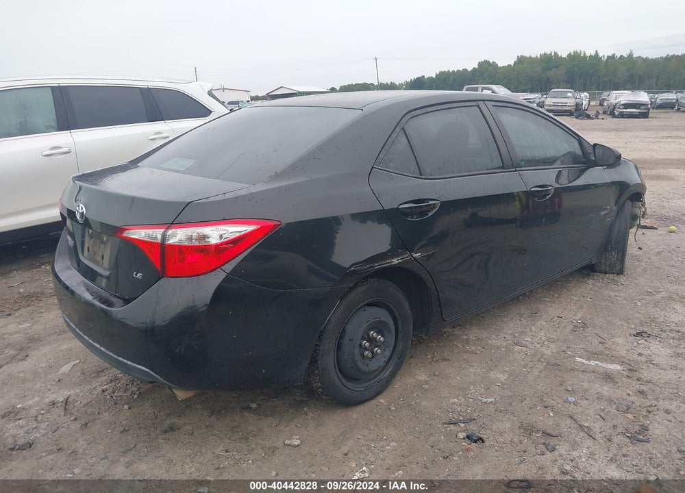 2016 TOYOTA COROLLA LE PLUS VIN: 2T1BURHE9GC699307