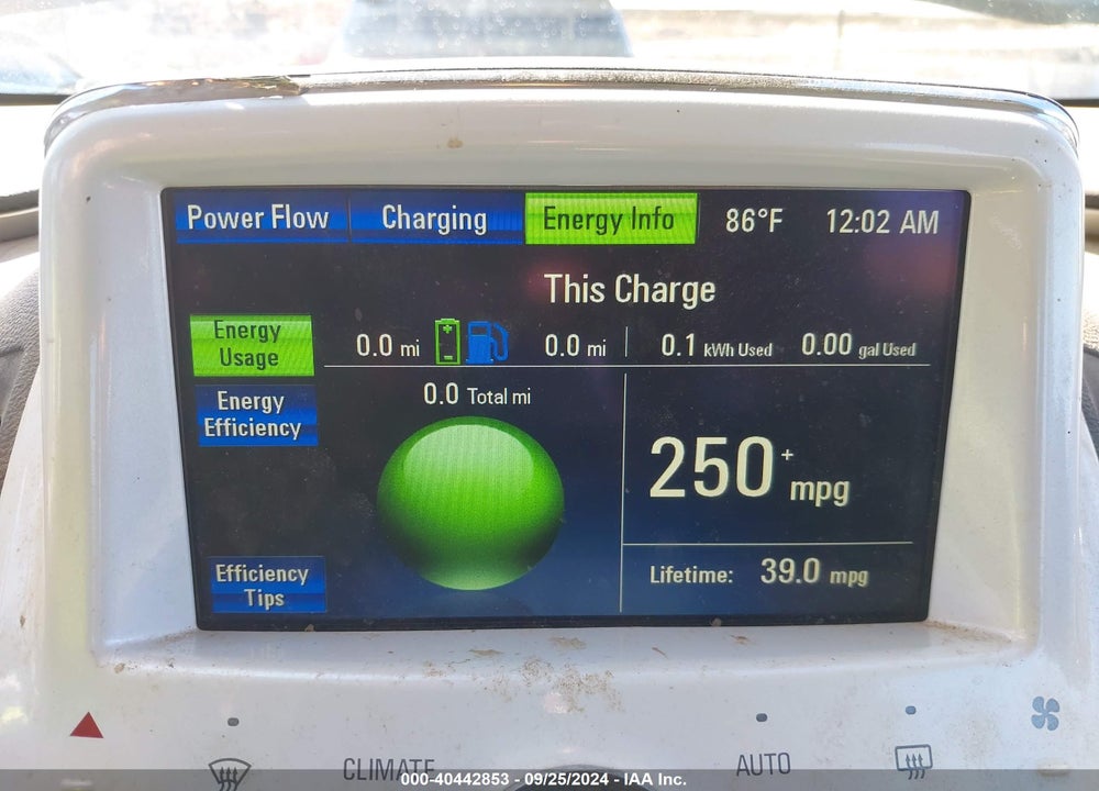 2013 CHEVROLET VOLT VIN: 1G1RE6E49DU146041
