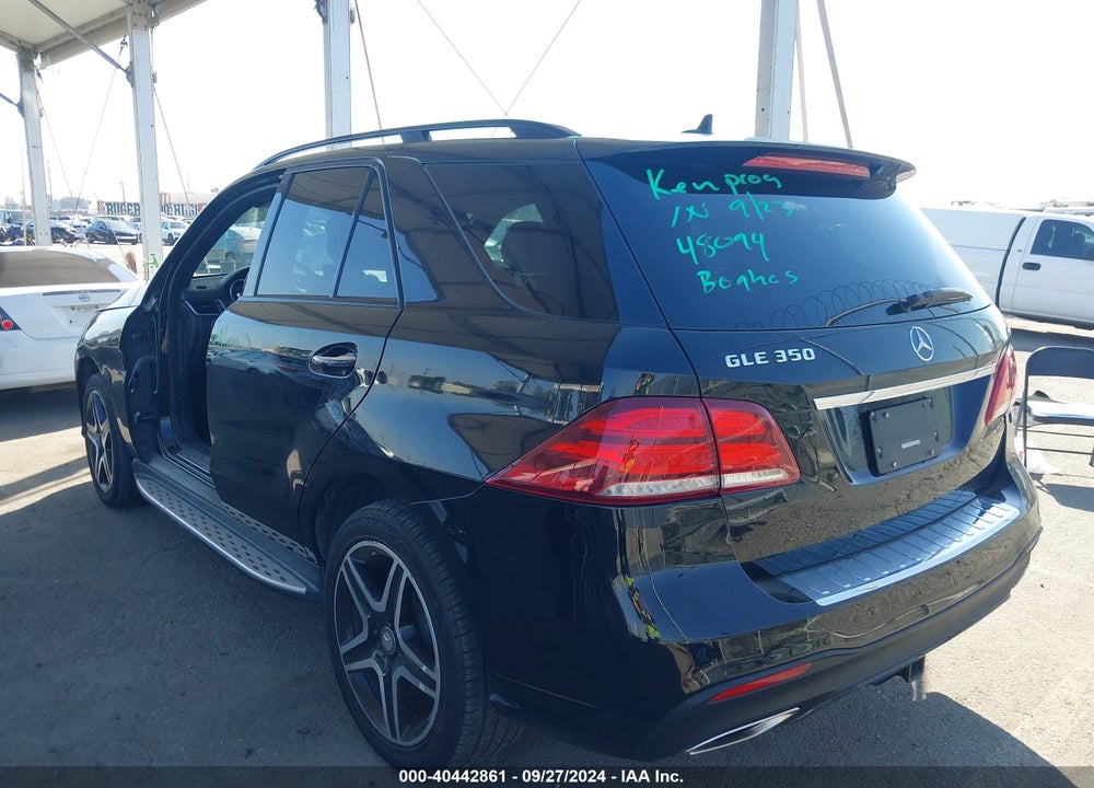 2016 MERCEDES-BENZ GLE 350 VIN: 4JGDA5JB8GA800573