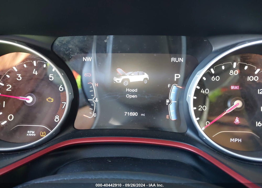 2018 JEEP COMPASS TRAILHAWK 4X4 VIN: 3C4NJDDB0JT144836