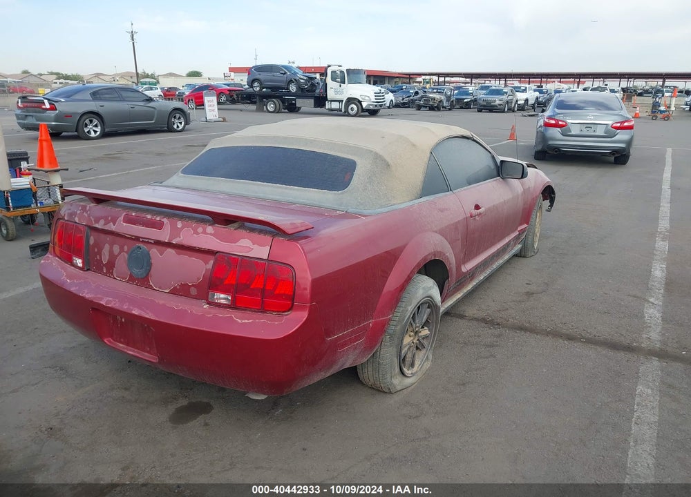 2005 FORD MUSTANG VIN: 1ZVFT84N755259596