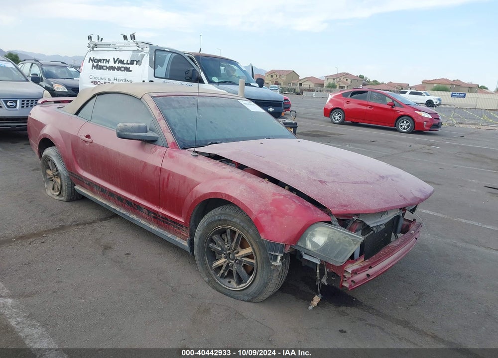 2005 FORD MUSTANG VIN: 1ZVFT84N755259596