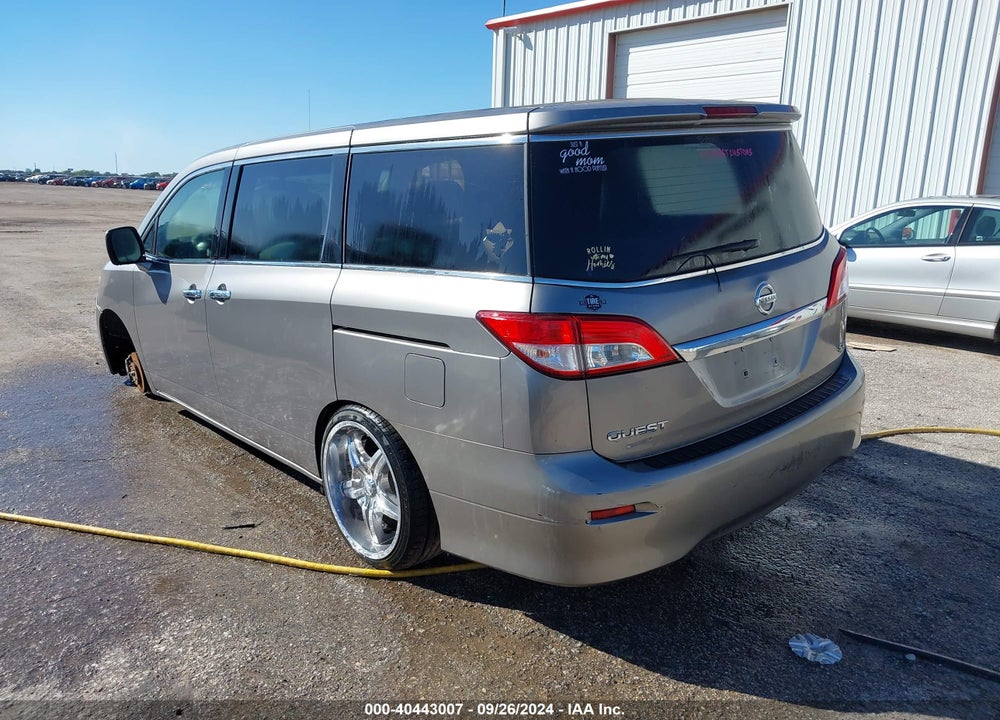 2011 NISSAN QUEST SV VIN: JN8AE2KP3B9003750