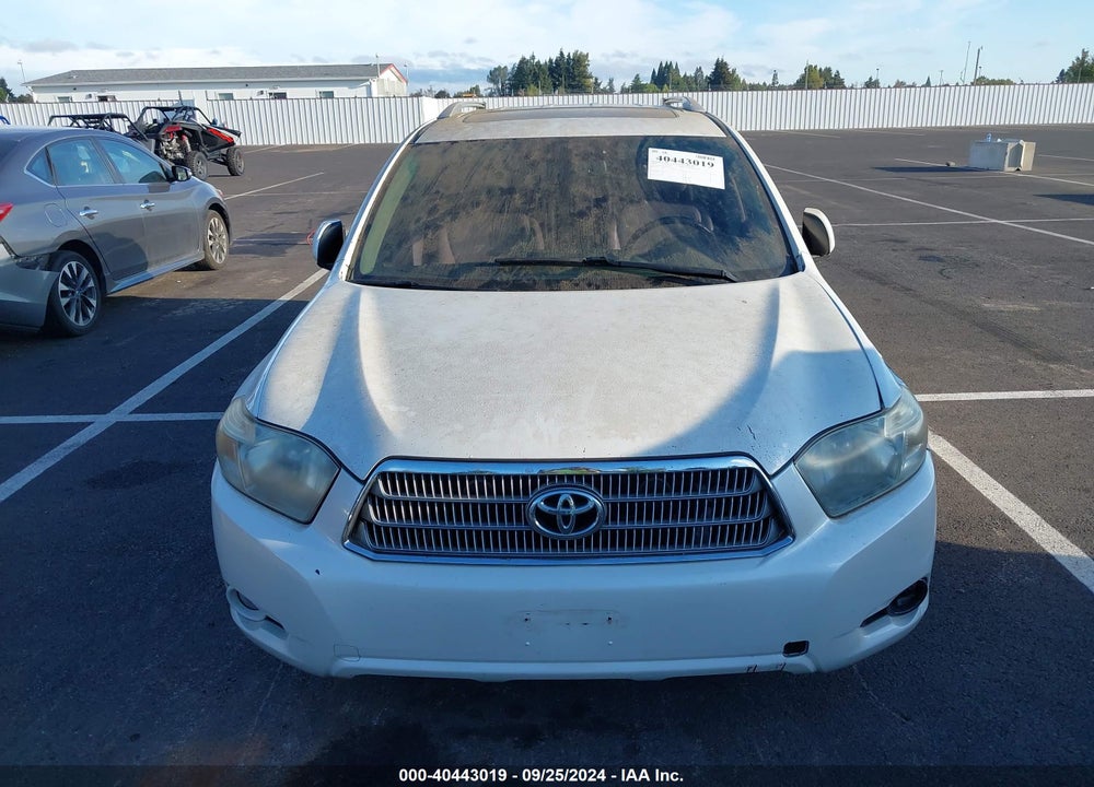 2008 TOYOTA HIGHLANDER HYBRID LIMITED VIN: JTEEW44A582019461