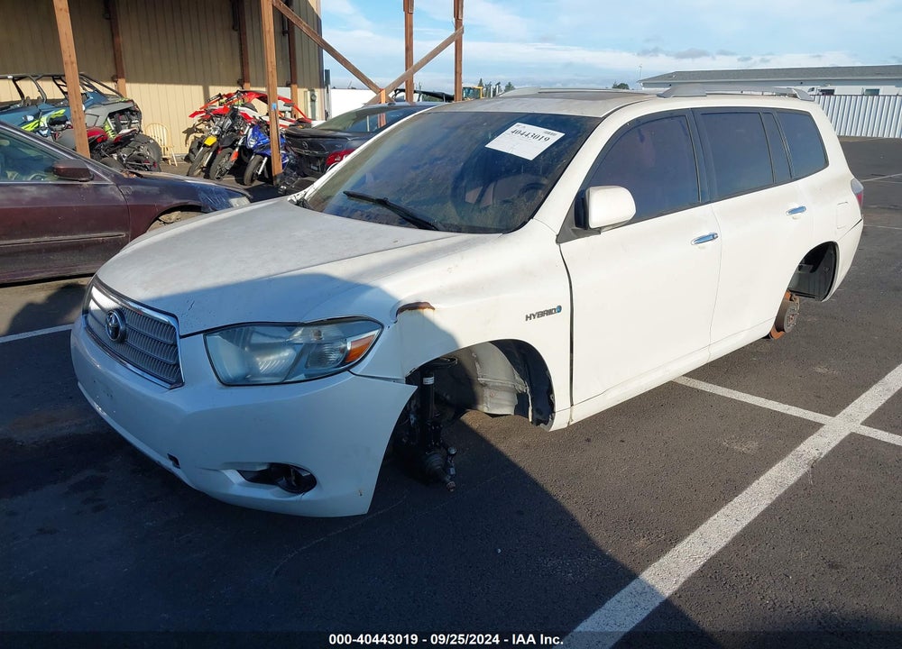 2008 TOYOTA HIGHLANDER HYBRID LIMITED VIN: JTEEW44A582019461