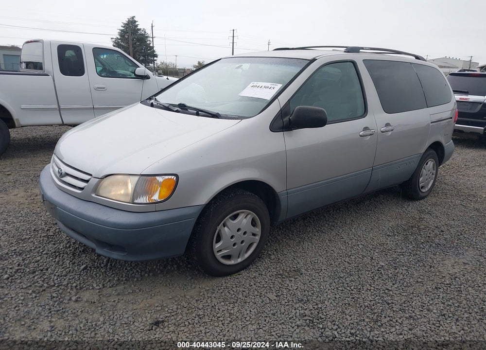 2002 TOYOTA SIENNA LE VIN: 4T3ZF13C32U426281