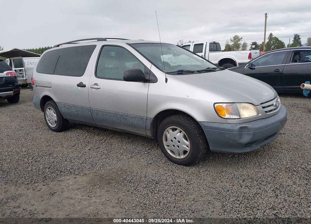 2002 TOYOTA SIENNA LE VIN: 4T3ZF13C32U426281