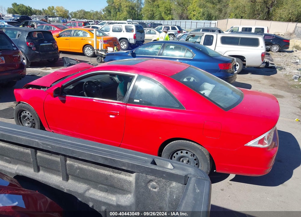 2001 HONDA CIVIC EX VIN: 1HGEM21991L053302