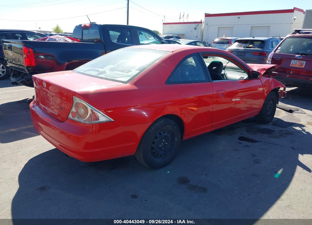 2001 HONDA CIVIC EX VIN: 1HGEM21991L053302