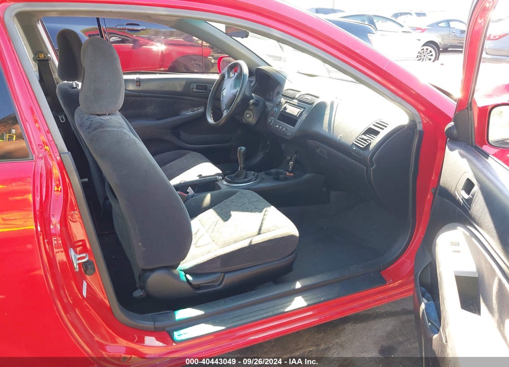 2001 HONDA CIVIC EX VIN: 1HGEM21991L053302