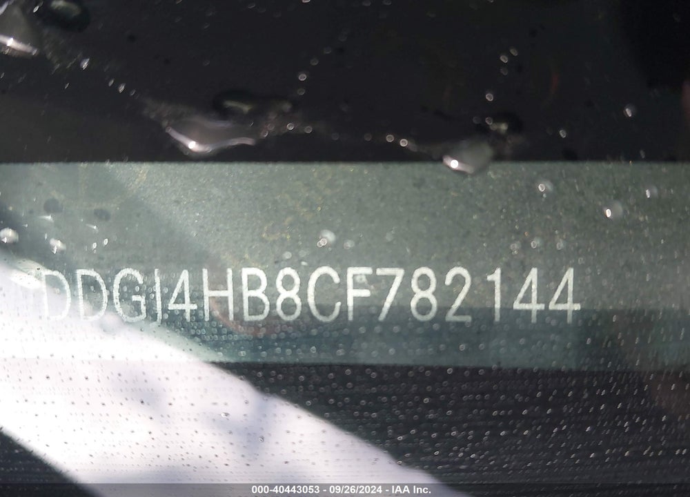 2012 MERCEDES-BENZ C 250 VIN: WDDGJ4HB8CF782144