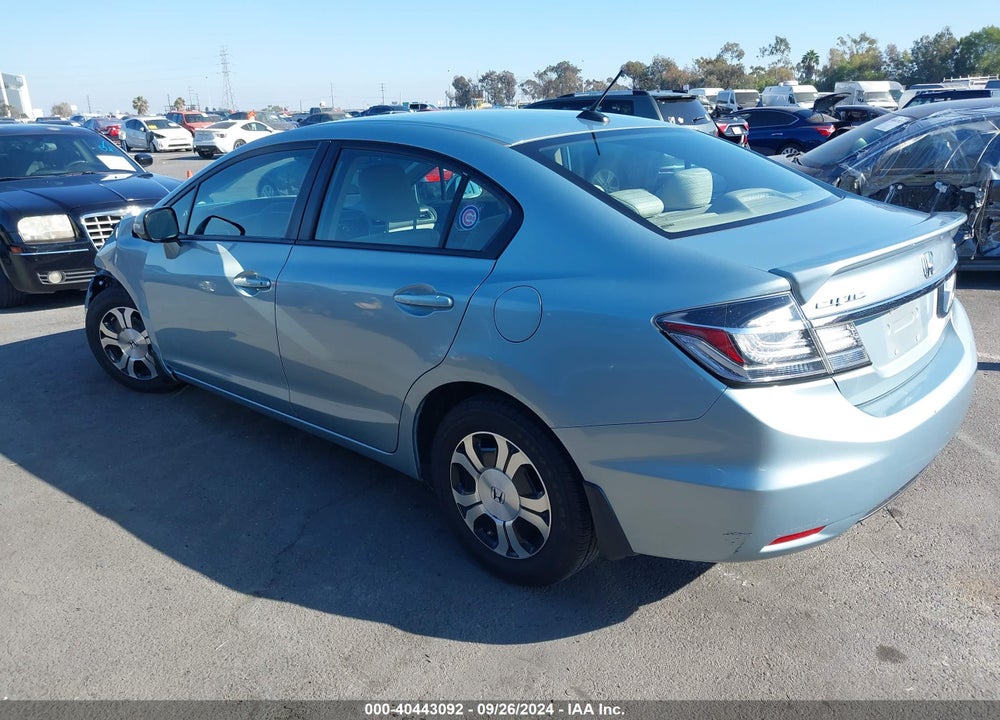 2013 HONDA CIVIC HYBRID VIN: 19XFB4F20DE201253
