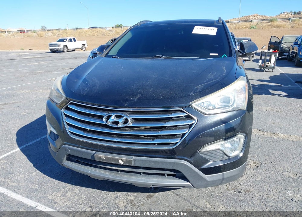 2013 HYUNDAI SANTA FE LIMITED VIN: KM8SR4HF3DU009526