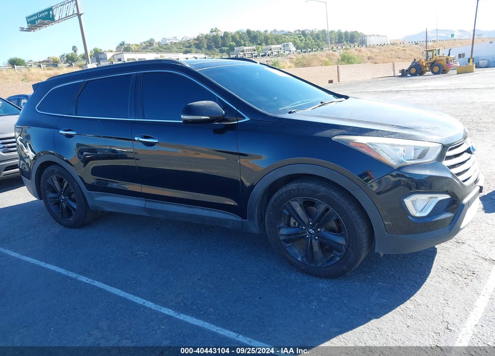 2013 HYUNDAI SANTA FE LIMITED VIN: KM8SR4HF3DU009526
