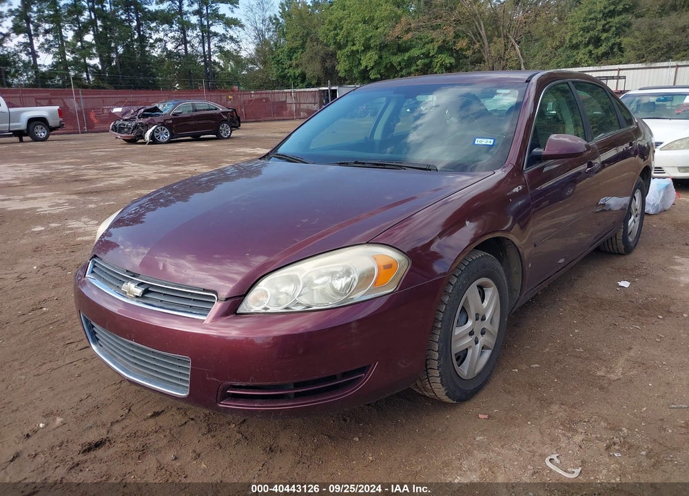 2007 CHEVROLET IMPALA LS VIN: 2G1WB55K179249847