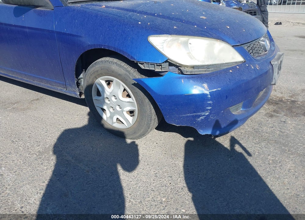 2004 HONDA CIVIC VP VIN: 1HGEM22154L068960