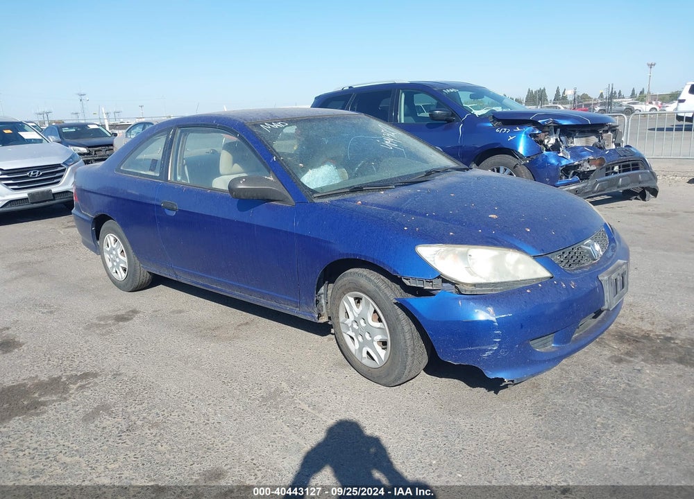 2004 HONDA CIVIC VP VIN: 1HGEM22154L068960