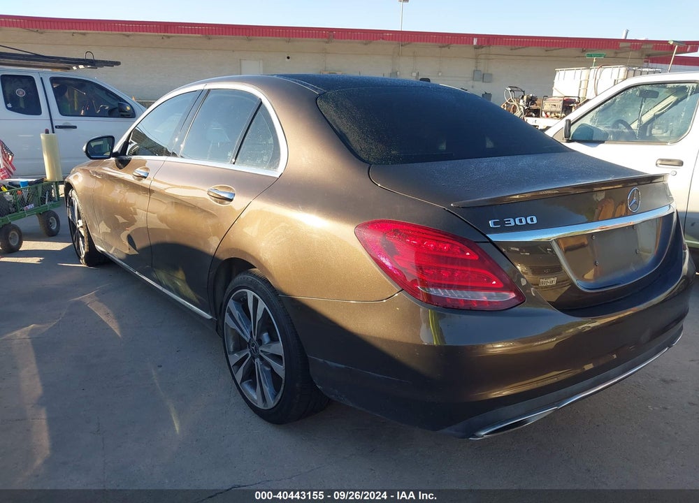 2017 MERCEDES-BENZ C 300 VIN: WDDWF4JBXHR302344