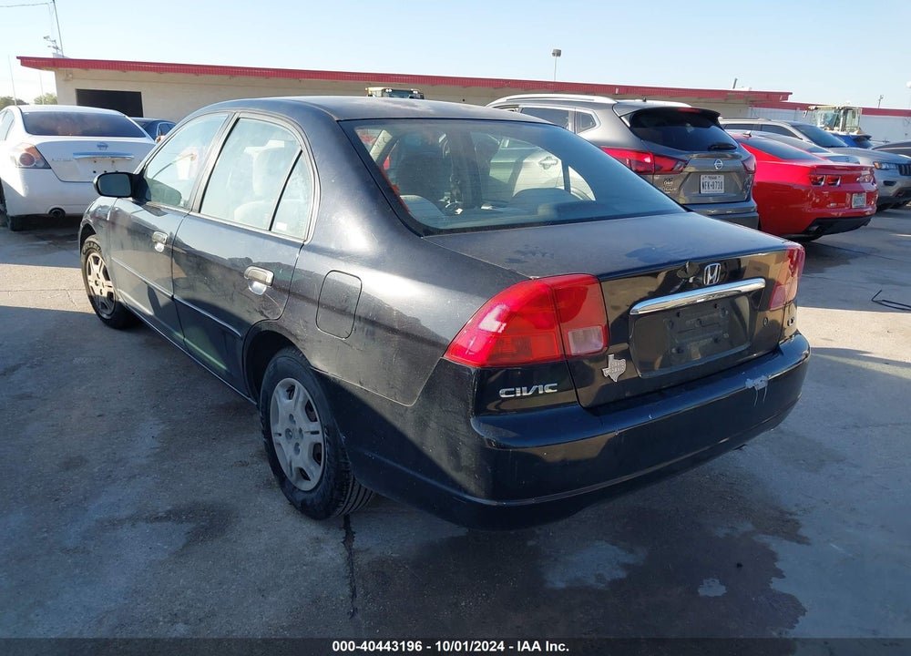 2001 HONDA CIVIC LX VIN: JHMES16591S004982