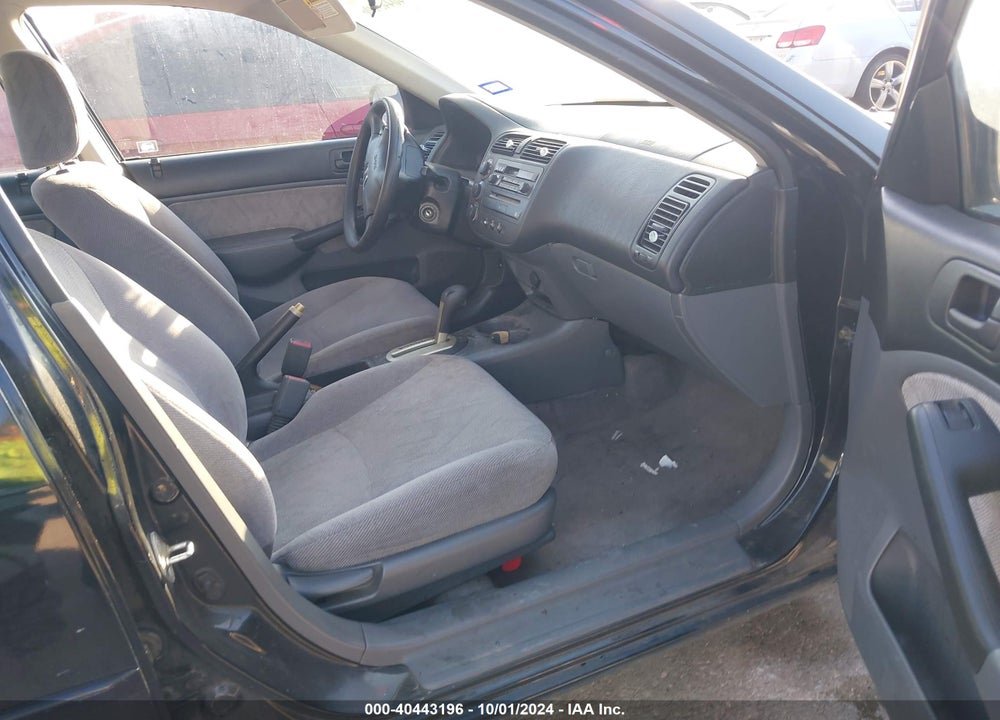 2001 HONDA CIVIC LX VIN: JHMES16591S004982